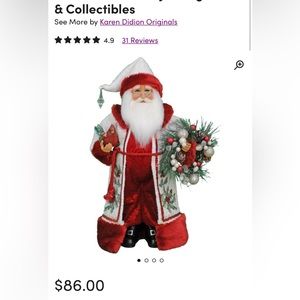 KAREN DIDION ORIGINAL WINTER SERENITY SANTA